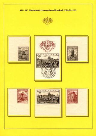 INTERNATIONALE BRIEFMARKENAUSSTELLUNG PRAGA 1955 – Blatt 4