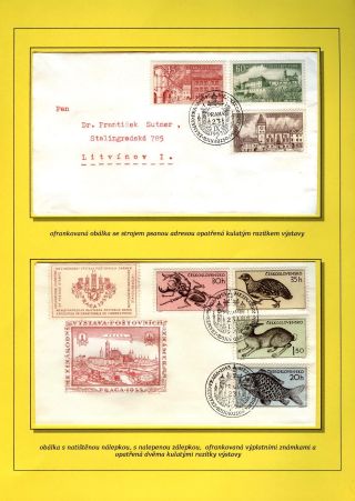 INTERNATIONALE BRIEFMARKENAUSSTELLUNG PRAGA 1955 – Blatt 10
