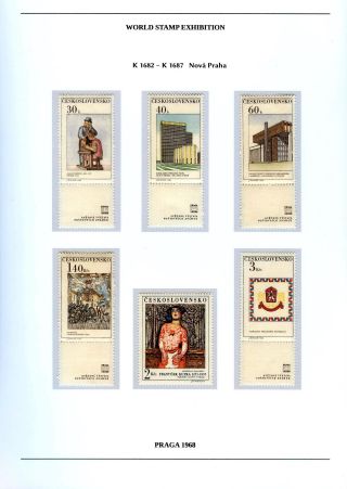 SVĚTOVÁ VÝSTAVA POŠTOVNÍCH ZNÁMEK PRAGA 1968 – list 11