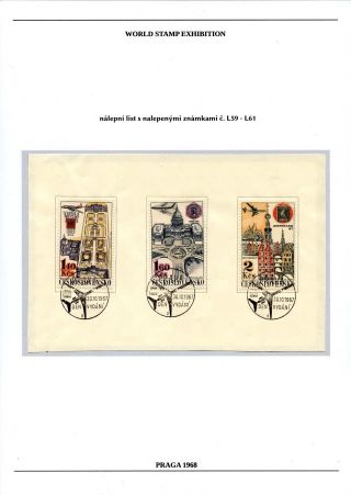 BRIEFMARKEN-WELTAUSSTELLUNG PRAGA 1968 – Blatt 26