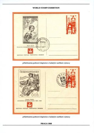 BRIEFMARKEN-WELTAUSSTELLUNG PRAGA 1968 – Blatt 38