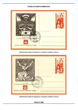 BRIEFMARKEN-WELTAUSSTELLUNG PRAGA 1968 – Blatt 39