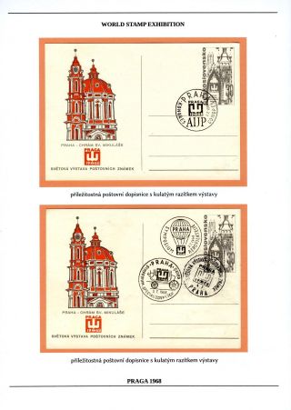 BRIEFMARKEN-WELTAUSSTELLUNG PRAGA 1968 – Blatt 40