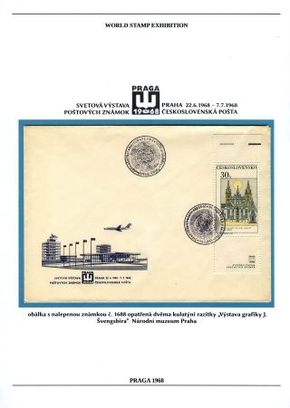 BRIEFMARKEN-WELTAUSSTELLUNG PRAGA 1968 – Blatt 45