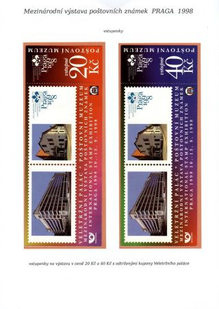 INTERNATIONALE BRIEFMARKENAUSSTELLUNG PRAGA 1998 – Blatt 4