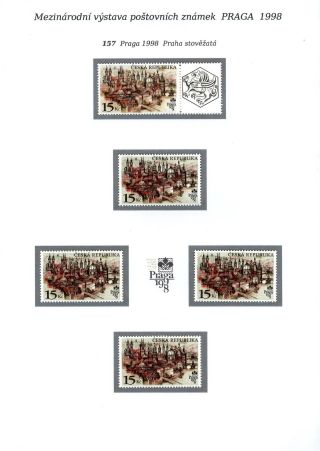 INTERNATIONALE BRIEFMARKENAUSSTELLUNG PRAGA 1998 – Blatt 8
