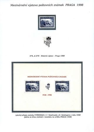 INTERNATIONALE BRIEFMARKENAUSSTELLUNG PRAGA 1998 – Blatt 12