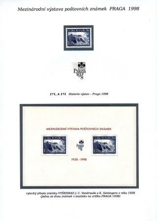 INTERNATIONALE BRIEFMARKENAUSSTELLUNG PRAGA 1998 – Blatt 13