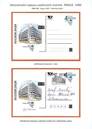 INTERNATIONALE BRIEFMARKENAUSSTELLUNG PRAGA 1998 – Blatt 18