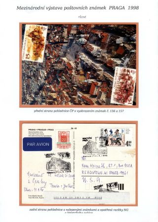 INTERNATIONALE BRIEFMARKENAUSSTELLUNG PRAGA 1998 – Blatt 26