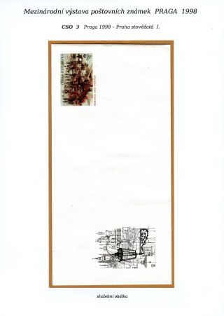 INTERNATIONALE BRIEFMARKENAUSSTELLUNG PRAGA 1998 – Blatt 27