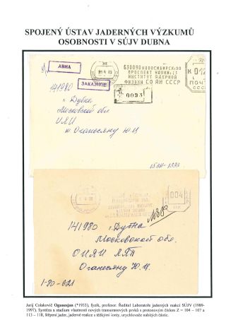 JOINT INSTITUTE FOR NUCLEAR RESEARCH - ATOMIC CENTRE IN DUBNA – sheet 34
