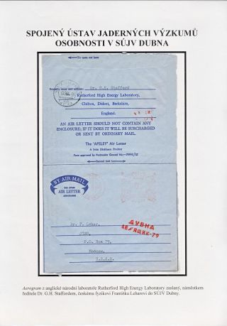 JOINT INSTITUTE FOR NUCLEAR RESEARCH - ATOMIC CENTRE IN DUBNA – sheet 49