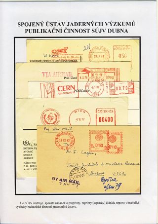 JOINT INSTITUTE FOR NUCLEAR RESEARCH - ATOMIC CENTRE IN DUBNA – sheet 63