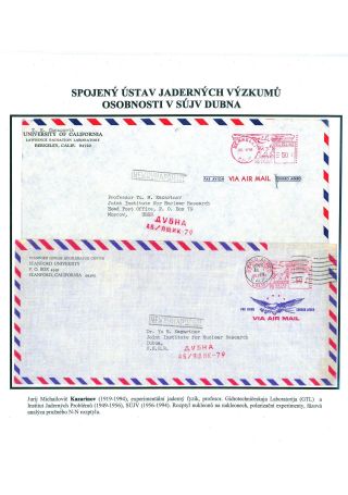 SPOJENÝ ÚSTAV JADERNÝCH VÝZKUMŮ - DUBNA – list 87