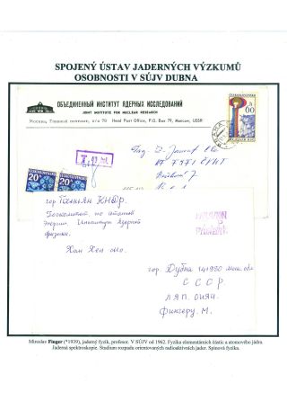 SPOJENÝ ÚSTAV JADERNÝCH VÝZKUMŮ - DUBNA – list 94