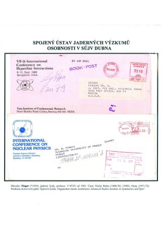 SPOJENÝ ÚSTAV JADERNÝCH VÝZKUMŮ - DUBNA – list 95