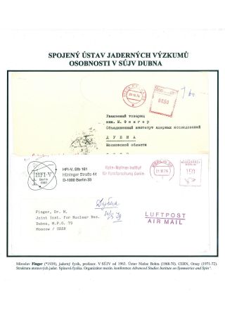 SPOJENÝ ÚSTAV JADERNÝCH VÝZKUMŮ - DUBNA – list 96