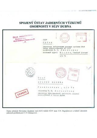 JOINT INSTITUTE FOR NUCLEAR RESEARCH - ATOMIC CENTRE IN DUBNA – sheet 99