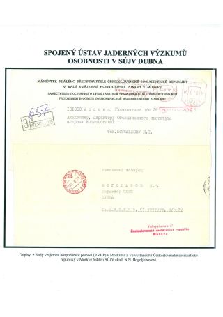 JOINT INSTITUTE FOR NUCLEAR RESEARCH - ATOMIC CENTRE IN DUBNA – sheet 100