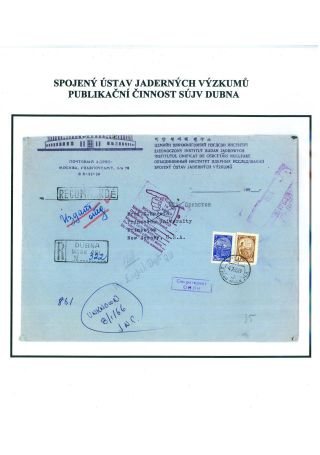 JOINT INSTITUTE FOR NUCLEAR RESEARCH - ATOMIC CENTRE IN DUBNA – sheet 103