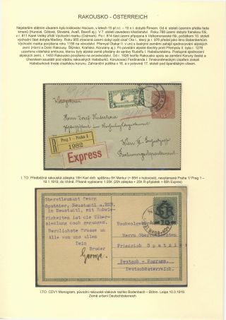 TSCHECHOSLOWAKEI 1918-39: INS ALLEN ECKEN DER WELT – Blatt 55