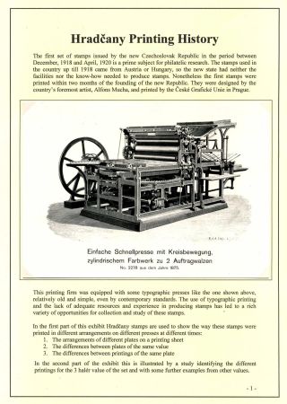 HISTORIE TISKU HRADČAN – list 1