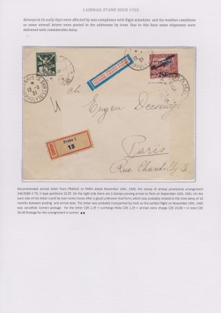 ČESKOSLOVENSKÁ LETECKÁ POŠTA 1920-1938 – list 8