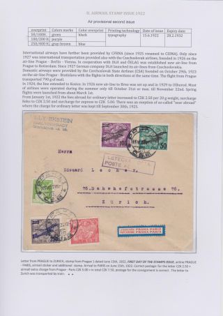 ČESKOSLOVENSKÁ LETECKÁ POŠTA 1920-1938 – list 13
