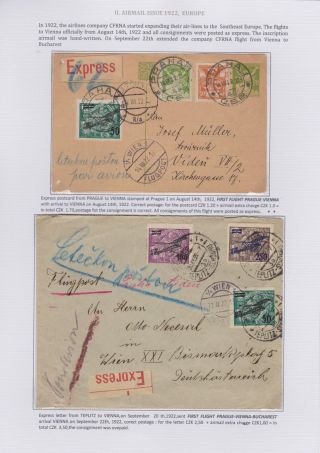ČESKOSLOVENSKÁ LETECKÁ POŠTA 1920-1938 – list 18