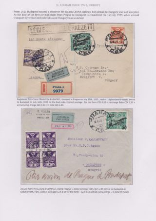 ČESKOSLOVENSKÁ LETECKÁ POŠTA 1920-1938 – list 22