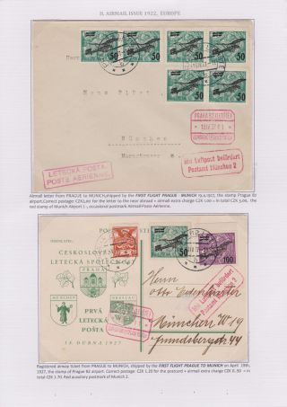 DIE TSCHECHOSLOWAKISCHE LUFTPOST 1920-1938 – Blatt 34