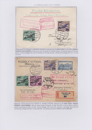DIE TSCHECHOSLOWAKISCHE LUFTPOST 1920-1938 – Blatt 36