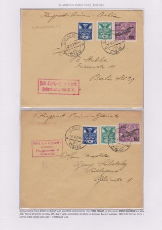 DIE TSCHECHOSLOWAKISCHE LUFTPOST 1920-1938 – Blatt 38