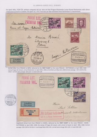 DIE TSCHECHOSLOWAKISCHE LUFTPOST 1920-1938 – Blatt 40