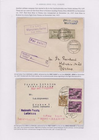 DIE TSCHECHOSLOWAKISCHE LUFTPOST 1920-1938 – Blatt 41