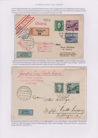 DIE TSCHECHOSLOWAKISCHE LUFTPOST 1920-1938 – Blatt 42