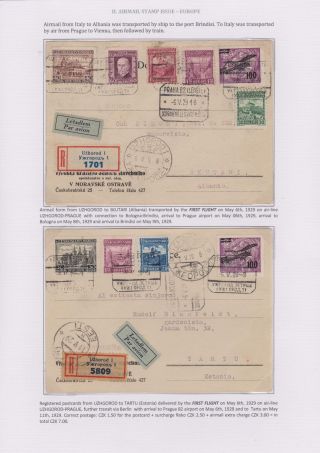 DIE TSCHECHOSLOWAKISCHE LUFTPOST 1920-1938 – Blatt 43