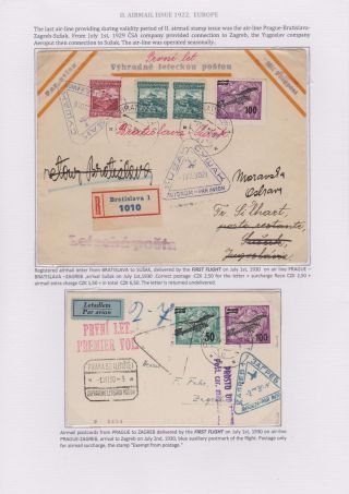 DIE TSCHECHOSLOWAKISCHE LUFTPOST 1920-1938 – Blatt 44