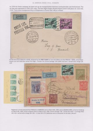 DIE TSCHECHOSLOWAKISCHE LUFTPOST 1920-1938 – Blatt 47
