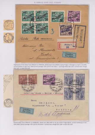 DIE TSCHECHOSLOWAKISCHE LUFTPOST 1920-1938 – Blatt 48