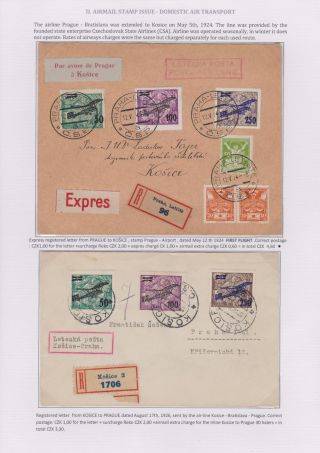 DIE TSCHECHOSLOWAKISCHE LUFTPOST 1920-1938 – Blatt 52