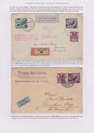 DIE TSCHECHOSLOWAKISCHE LUFTPOST 1920-1938 – Blatt 53