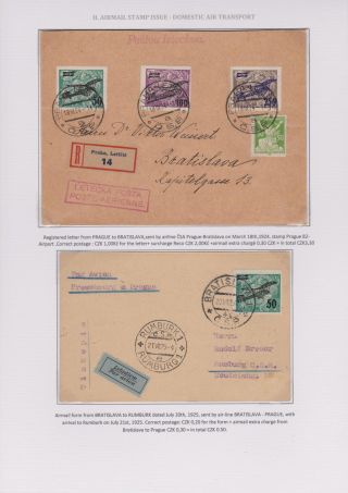 DIE TSCHECHOSLOWAKISCHE LUFTPOST 1920-1938 – Blatt 54