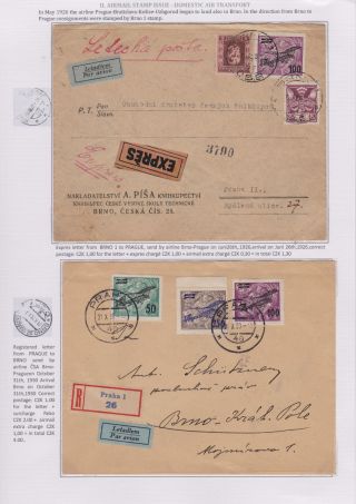 DIE TSCHECHOSLOWAKISCHE LUFTPOST 1920-1938 – Blatt 56