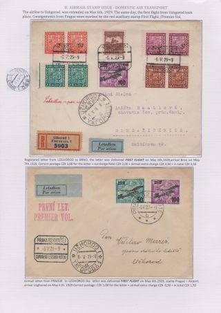 DIE TSCHECHOSLOWAKISCHE LUFTPOST 1920-1938 – Blatt 57