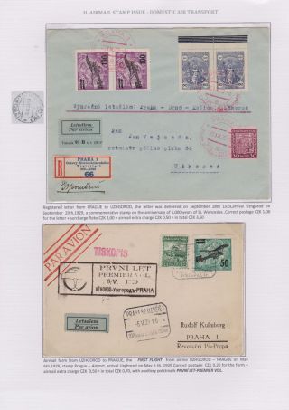 DIE TSCHECHOSLOWAKISCHE LUFTPOST 1920-1938 – Blatt 58