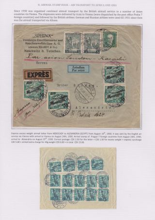 DIE TSCHECHOSLOWAKISCHE LUFTPOST 1920-1938 – Blatt 62