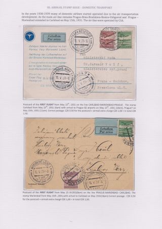 DIE TSCHECHOSLOWAKISCHE LUFTPOST 1920-1938 – Blatt 69