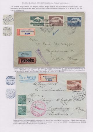 DIE TSCHECHOSLOWAKISCHE LUFTPOST 1920-1938 – Blatt 77